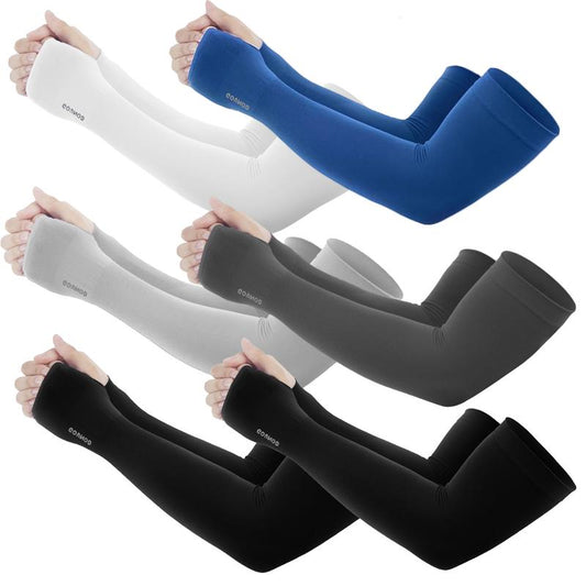 GOUNOD Sun Protection UV Garden Arm Sleeves for Men Women UPF 50+ Compression Cooling Sport Gloves